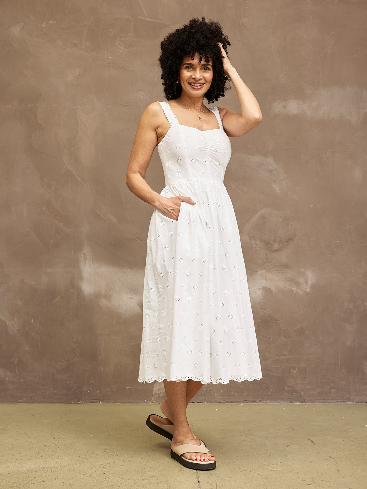 Eloise Broderie Sun Dress
