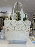 Cream Crochet Detailed Bag