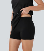 Sleeveless Drawstring 2 Piece Mini Golf Active Dress