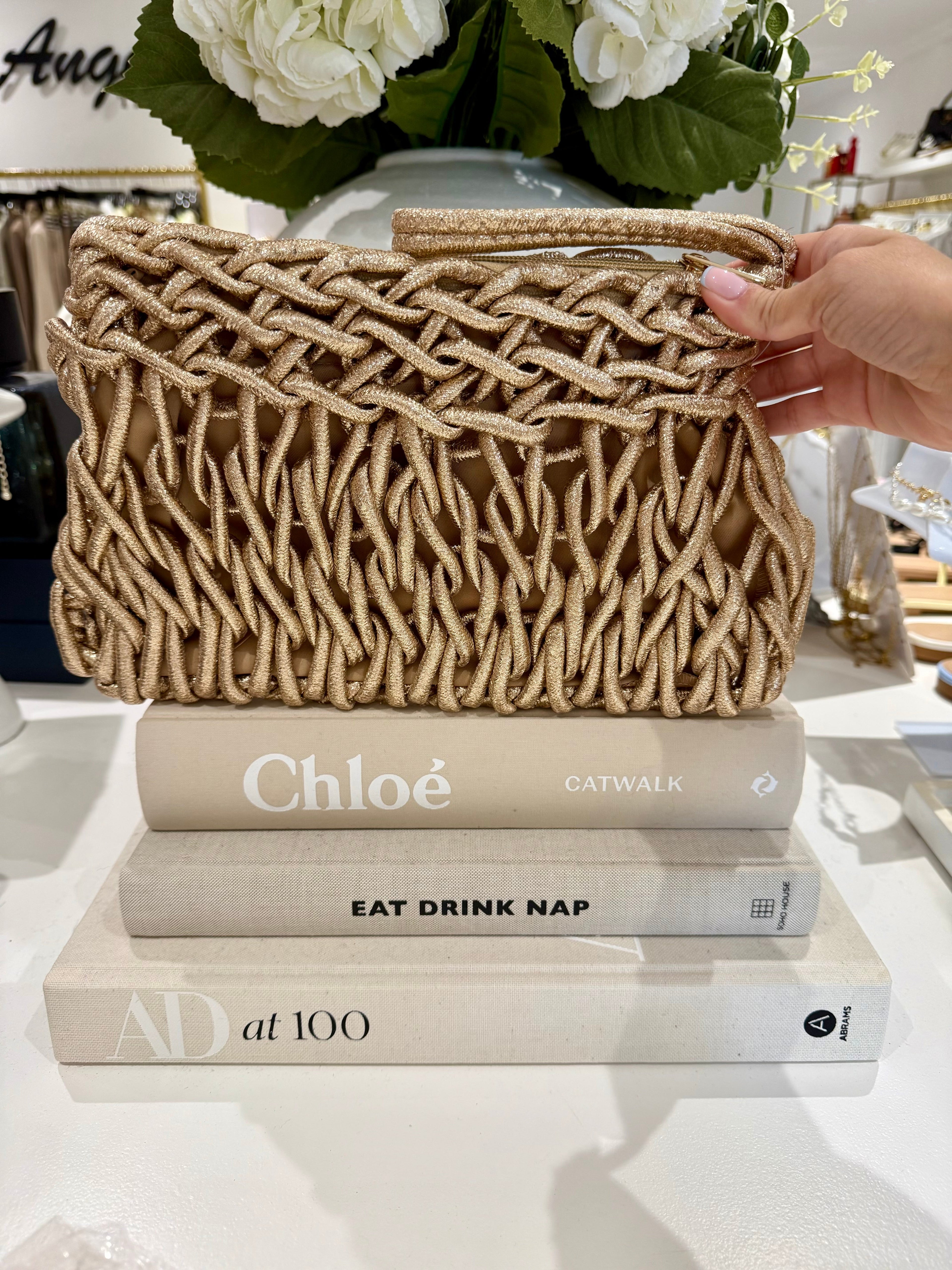 Rope Design Clutch Bag (5 Colours)