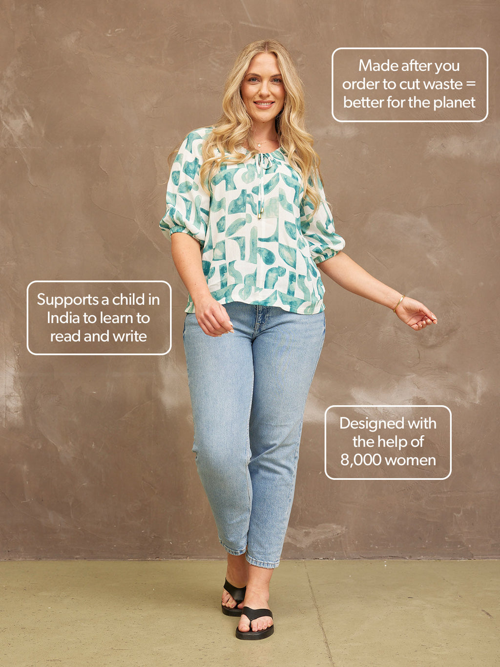 Lottie Blouson Top