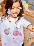 Ivy - Kids T-Shirt - Bicycle Print