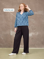 Laila Top - Geo Print