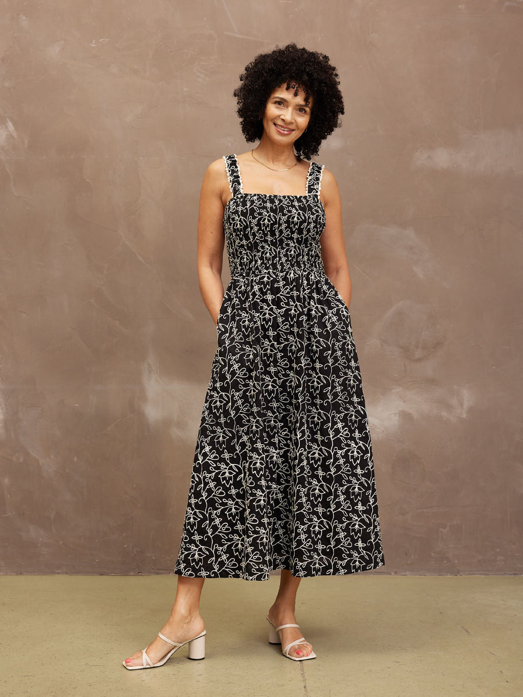 Fleur Embroidered Dress