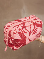 Mabel - Washbag - Pink & Red