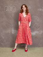 Rodica Dress - Triangle Print