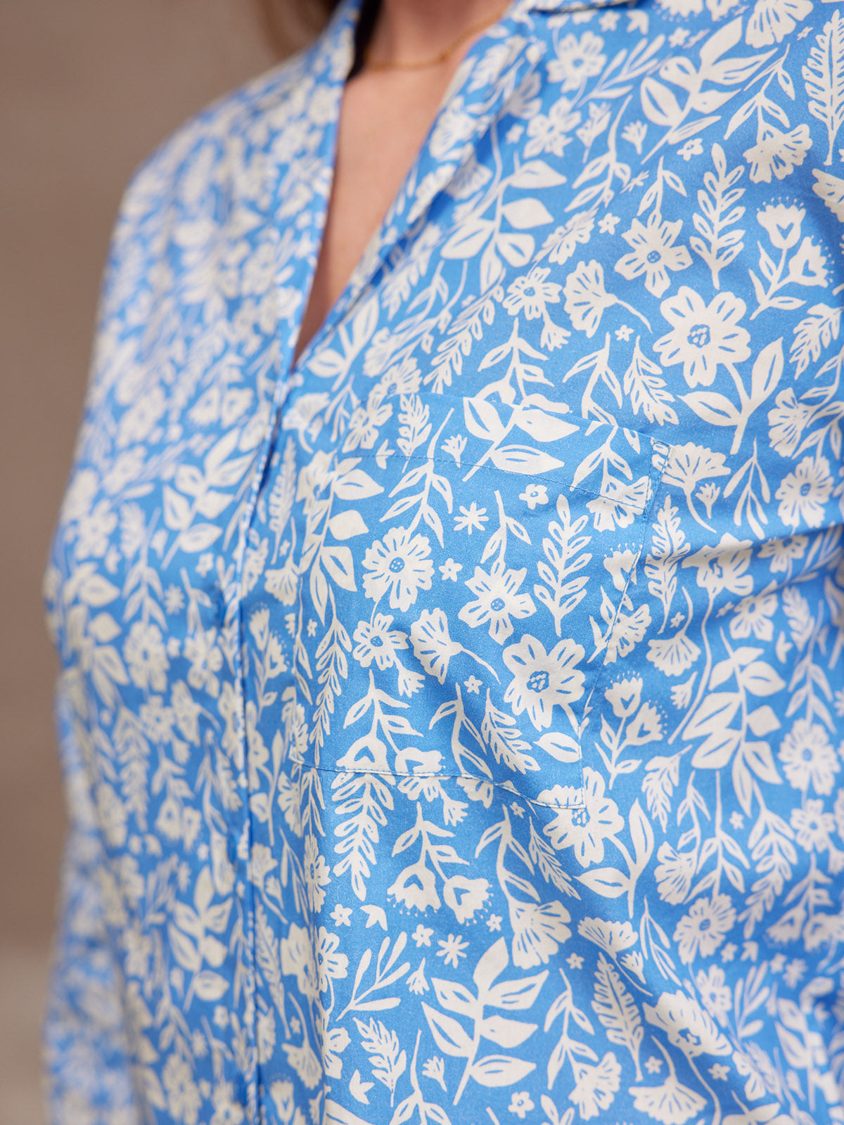 Rosie Pyjamas - Blue Floral Print