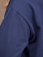 Shona Sweatshirt - Navy Statement Star Print