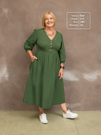 Tegan Jersey Woven Mix Dress