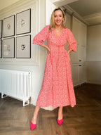 Vera Ditsy Print Midi Dress